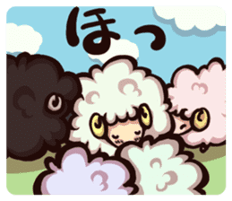 Baa of fluffy sheep . sticker #2404768