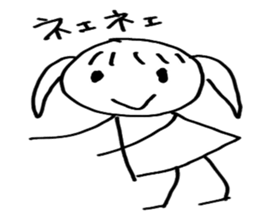 Marin and doku rabbit. sticker #2405061