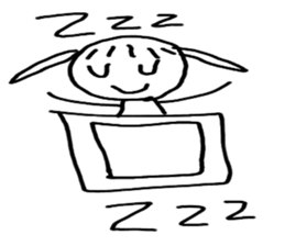 Marin and doku rabbit. sticker #2405062