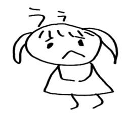 Marin and doku rabbit. sticker #2405065