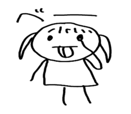 Marin and doku rabbit. sticker #2405083