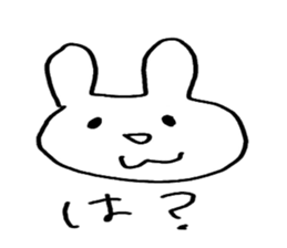 Marin and doku rabbit. sticker #2405087