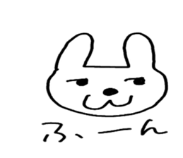 Marin and doku rabbit. sticker #2405088