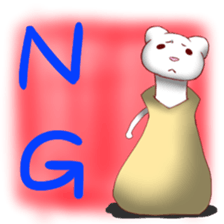 Ferrets entering the bag sticker #2405462