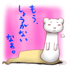 Ferrets entering the bag sticker #2405468