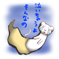 Ferrets entering the bag sticker #2405472