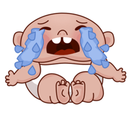 Wanky - The Fat Baby (EN) sticker #2405782