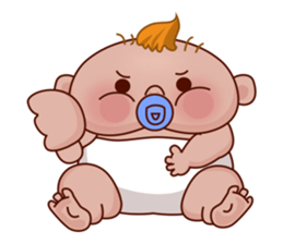 Wanky - The Fat Baby (EN) sticker #2405789