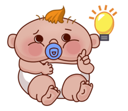 Wanky - The Fat Baby (EN) sticker #2405802