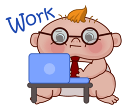 Wanky - The Fat Baby (EN) sticker #2405803