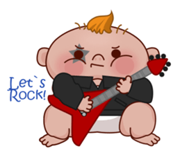 Wanky - The Fat Baby (EN) sticker #2405809