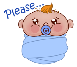 Wanky - The Fat Baby (EN) sticker #2405811