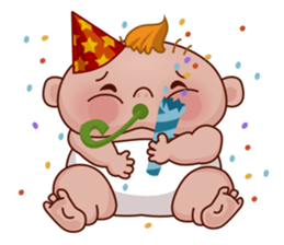 Wanky - The Fat Baby (EN) sticker #2405814