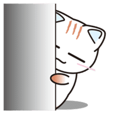 The sticker of the conversation of a cat sticker #2405861