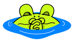 Cute Frog appeared sticker #2406070