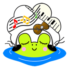 Cute Frog appeared sticker #2406078