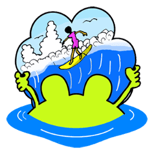 Cute Frog appeared sticker #2406081