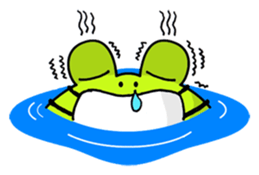 Cute Frog appeared sticker #2406086