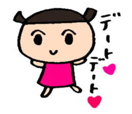 girl and boy sticker #2406628