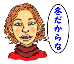 Women of winter sticker #2406872