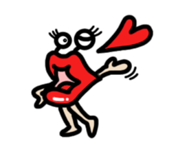 Lips ghost sticker #2407184