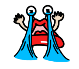 Lips ghost sticker #2407197