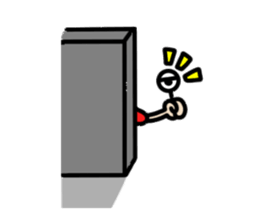 Lips ghost sticker #2407200