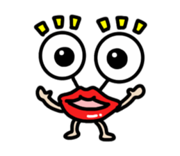 Lips ghost sticker #2407209