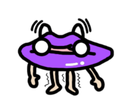 Lips ghost sticker #2407211