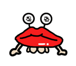 Lips ghost sticker #2407213