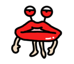 Lips ghost sticker #2407214
