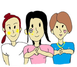 circles of soccer fans. sticker #2407494