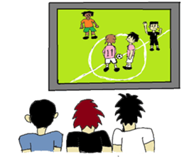 circles of soccer fans. sticker #2407495