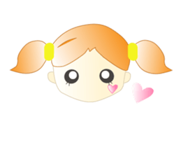 A girl and milk sticker #2407574