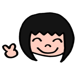 The girl sometimes becomes animals sticker #2407617