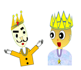 Friends with king sticker #2408095