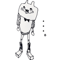 World that odd people live sticker #2408276