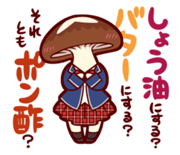 Mushrooms's school girls sticker #2408856