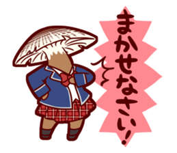 Mushrooms's school girls sticker #2408870