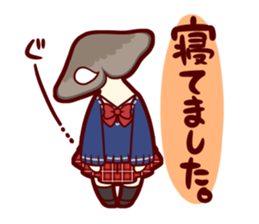 Mushrooms's school girls sticker #2408873