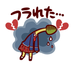 Mushrooms's school girls sticker #2408885