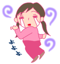 I cry and laugh and busy. sticker #2409097