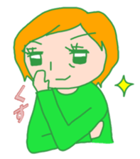 I cry and laugh and busy. sticker #2409099