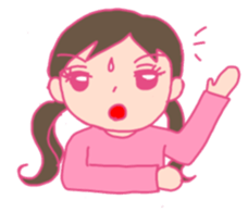 I cry and laugh and busy. sticker #2409113