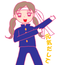 I cry and laugh and busy. sticker #2409114