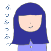 I cry and laugh and busy. sticker #2409130