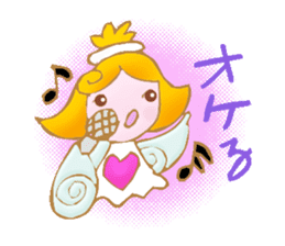 There are various kinds of angels, too sticker #2409240