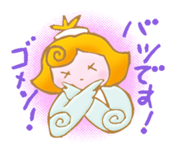 There are various kinds of angels, too sticker #2409245