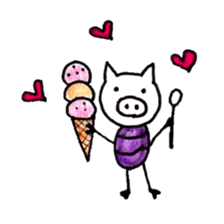 Love Pig sticker #2409496