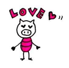 Love Pig sticker #2409507